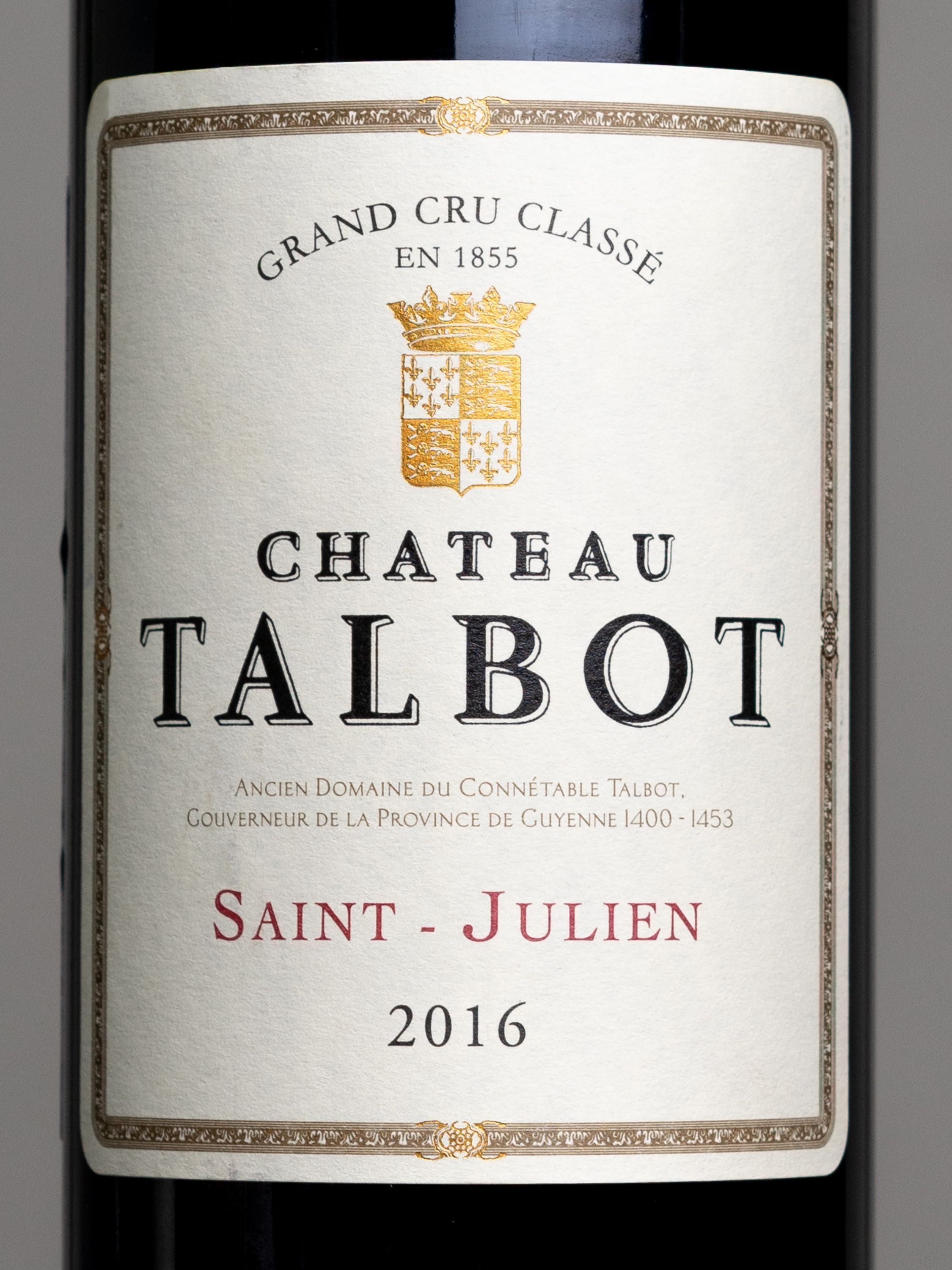 Вино Chateau Talbot Grand Cru Classe Saint Julien / Шато Тальбо Гран Крю Классе Сен Жульен
