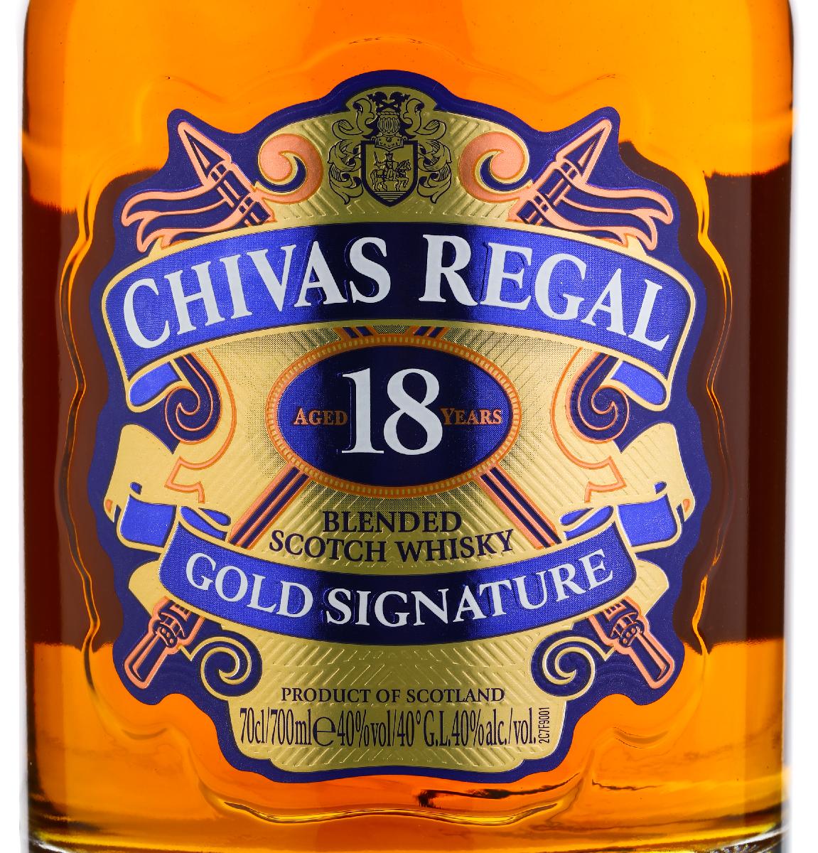 Купить шотландский виски Chivas Regal 18 years лучшая цена в ресторане Амичи Виски Chivas Regal 18 years / Чивас Ригал 18 лет