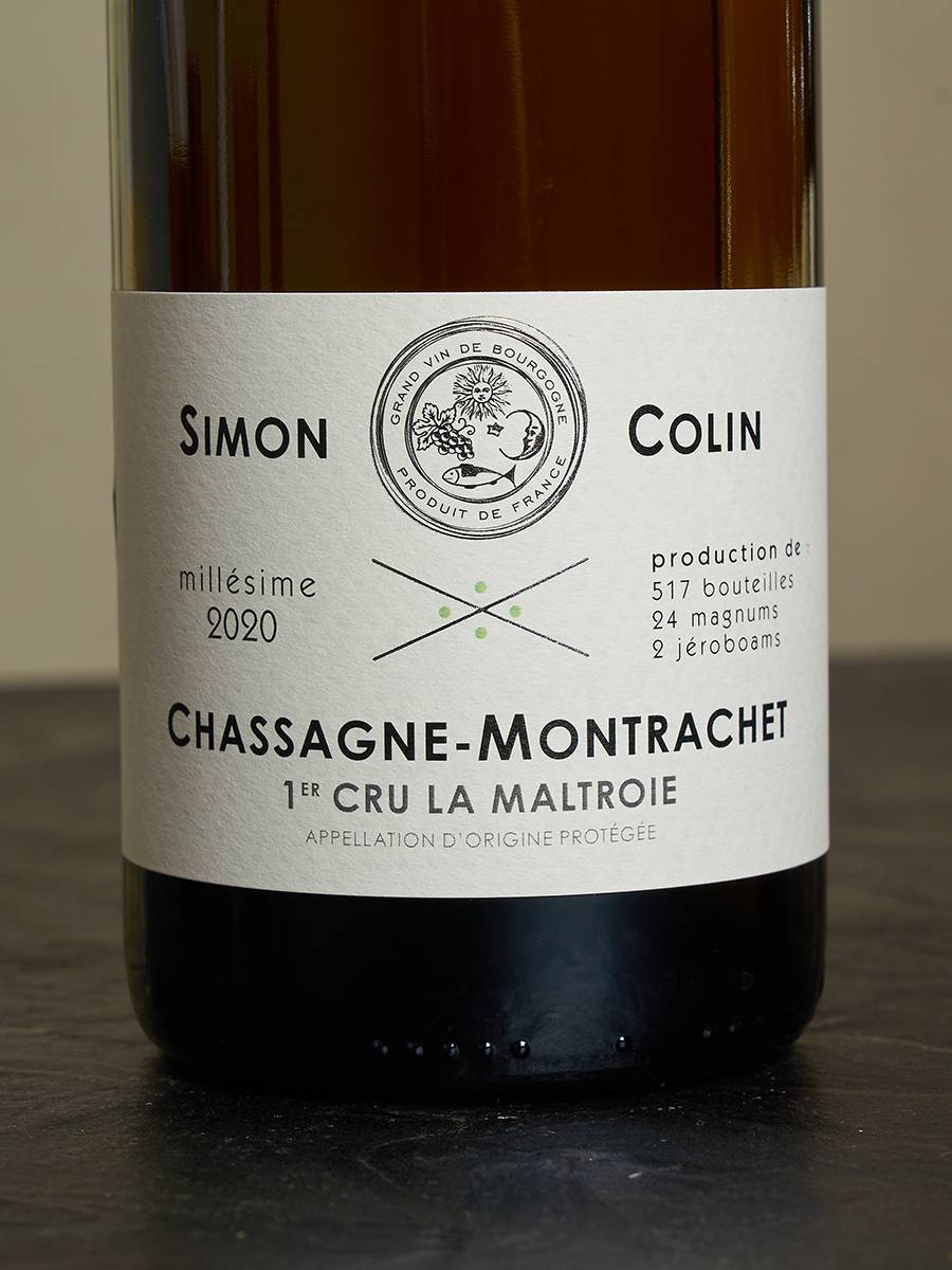 Вино Simon Colin Chassagne-Montrachet 1-er Cru La Maltroie 2020 / Симон Колин Шассань-Монраше Премье Крю Ля Мальтруа