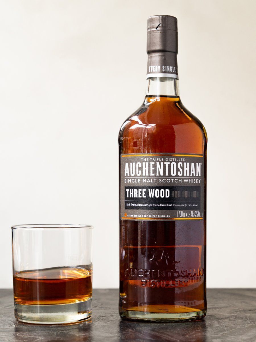 Виски Auchentoshan Three Wood лучшая цена в итальянском ресторане Амичи Виски Auchentoshan Three Wood / Акентошан Три Вуд
