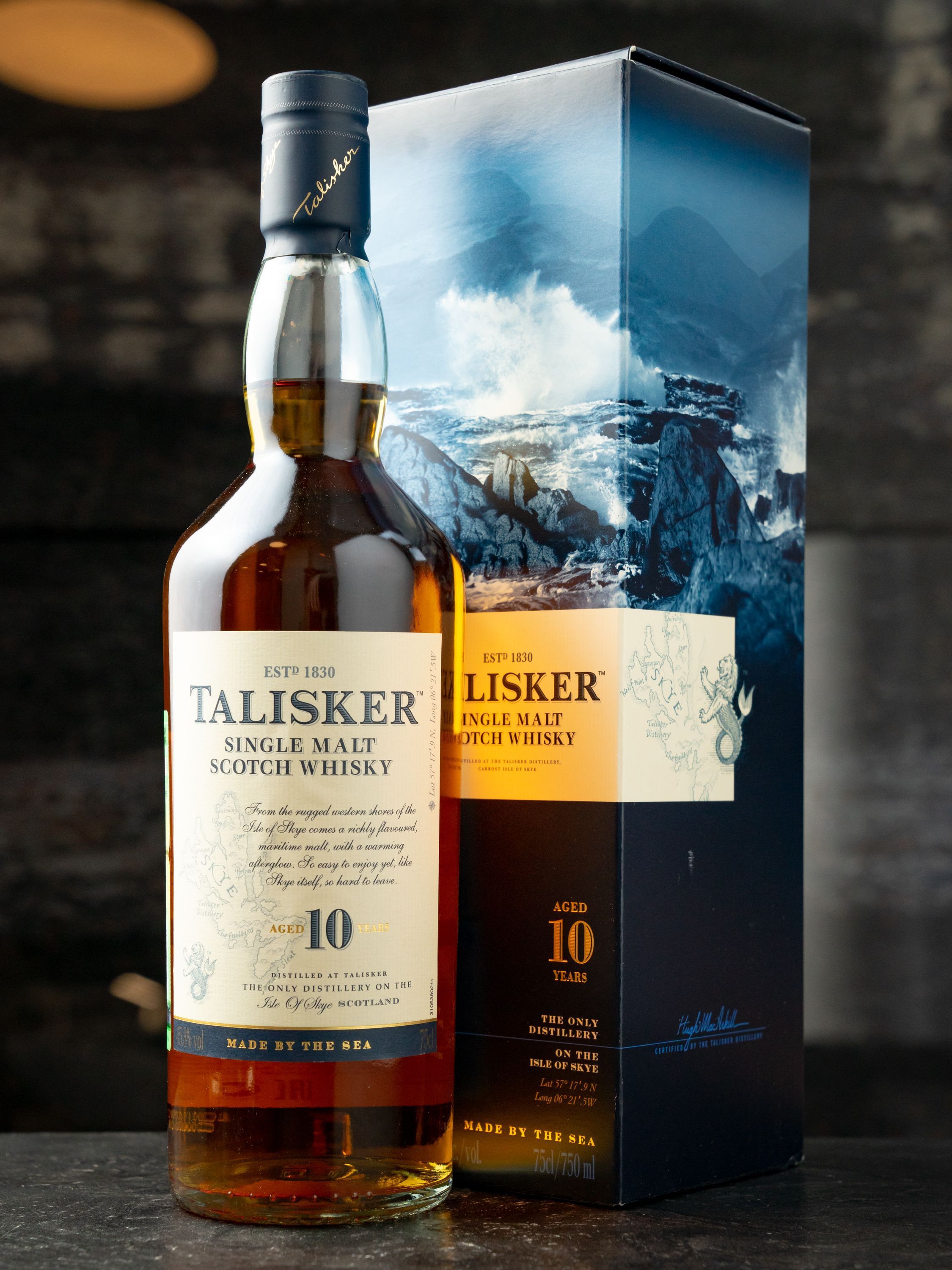 Купить шотландский виски Talisker 10 years old лучшая цена в ресторане Амичи Виски Talisker 10 years old / Талискер 10 лет