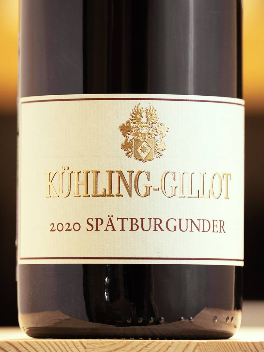 Этикетка Spatburgunder Trocken Rheinhessen Kuhling Gillot