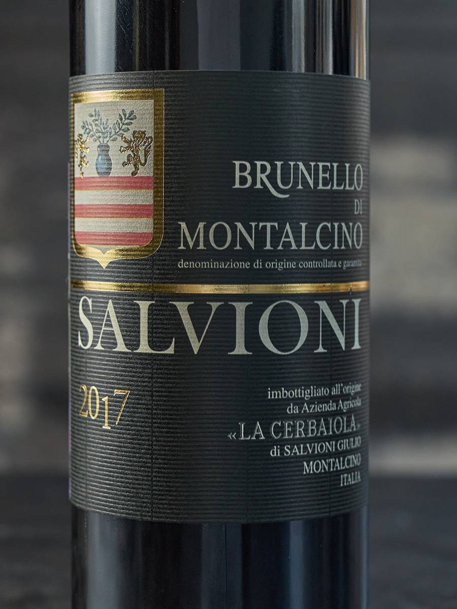 Этикетка Salvioni Brunello di Montalcino DOCG 2017