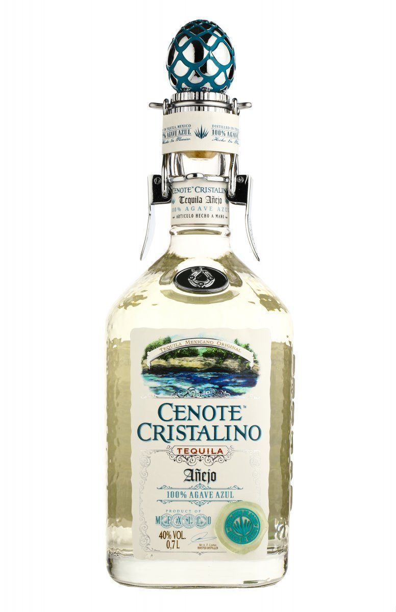 Текила Cenote Anejo 100% Blue Agave / Сеноте Аньехо