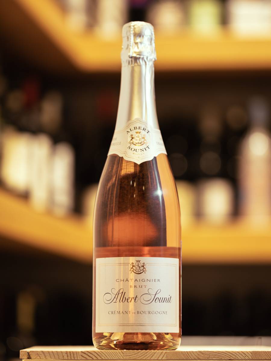 Игристое вино Cremant de Bourgogne Chataignier Albert Sounit купить в винном ресторане Остерия Амичи - лучшая цена Игристое вино Cremant de Bourgogne Chataignier Albert Sounit / Креман де Бургонь Шатанье Альбер Суни