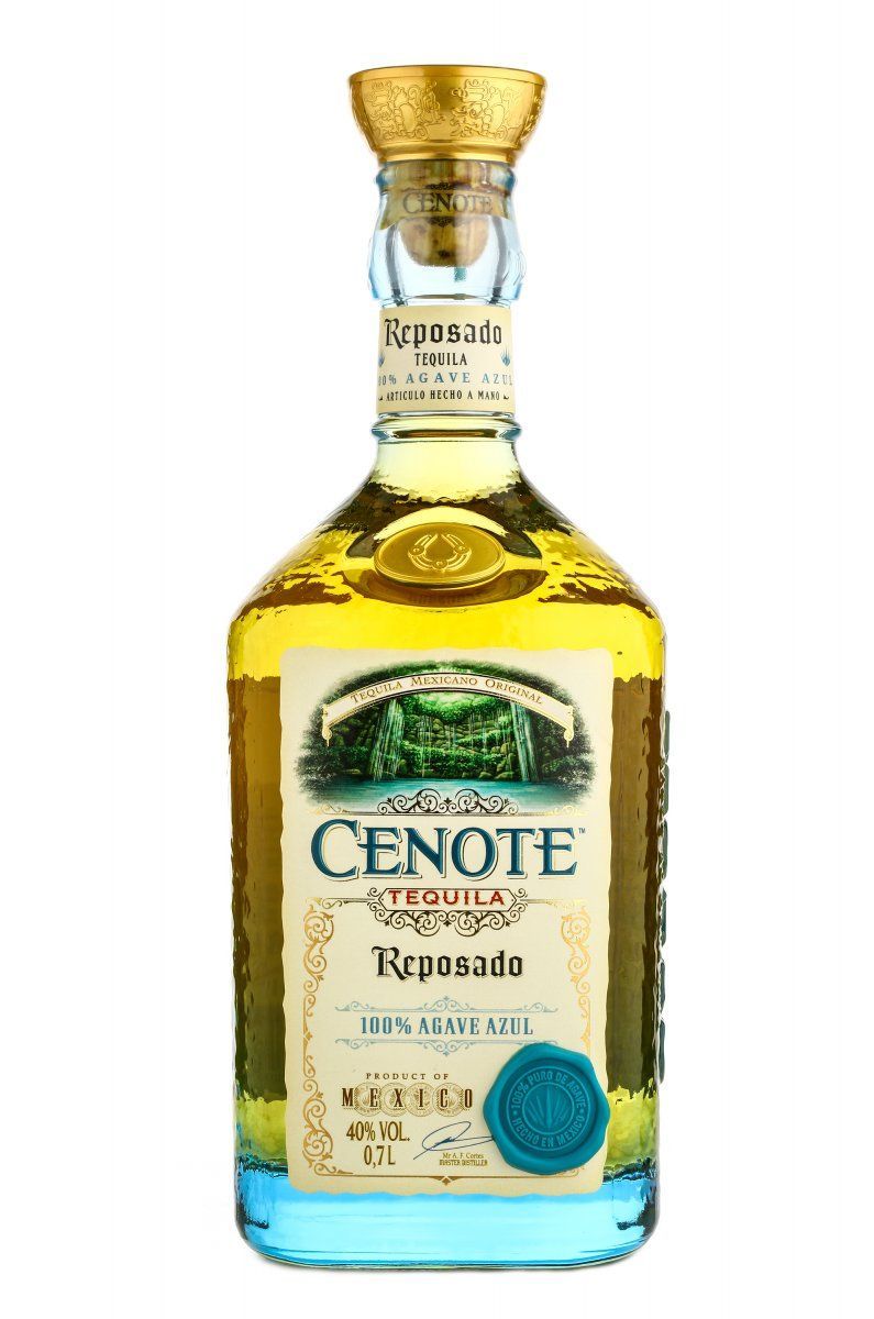 Текила Cenote Reposad по лучшей цене в ресторане Остерия Амичи Текила Cenote Reposado 100% blue agave / Сеноте Репосадо