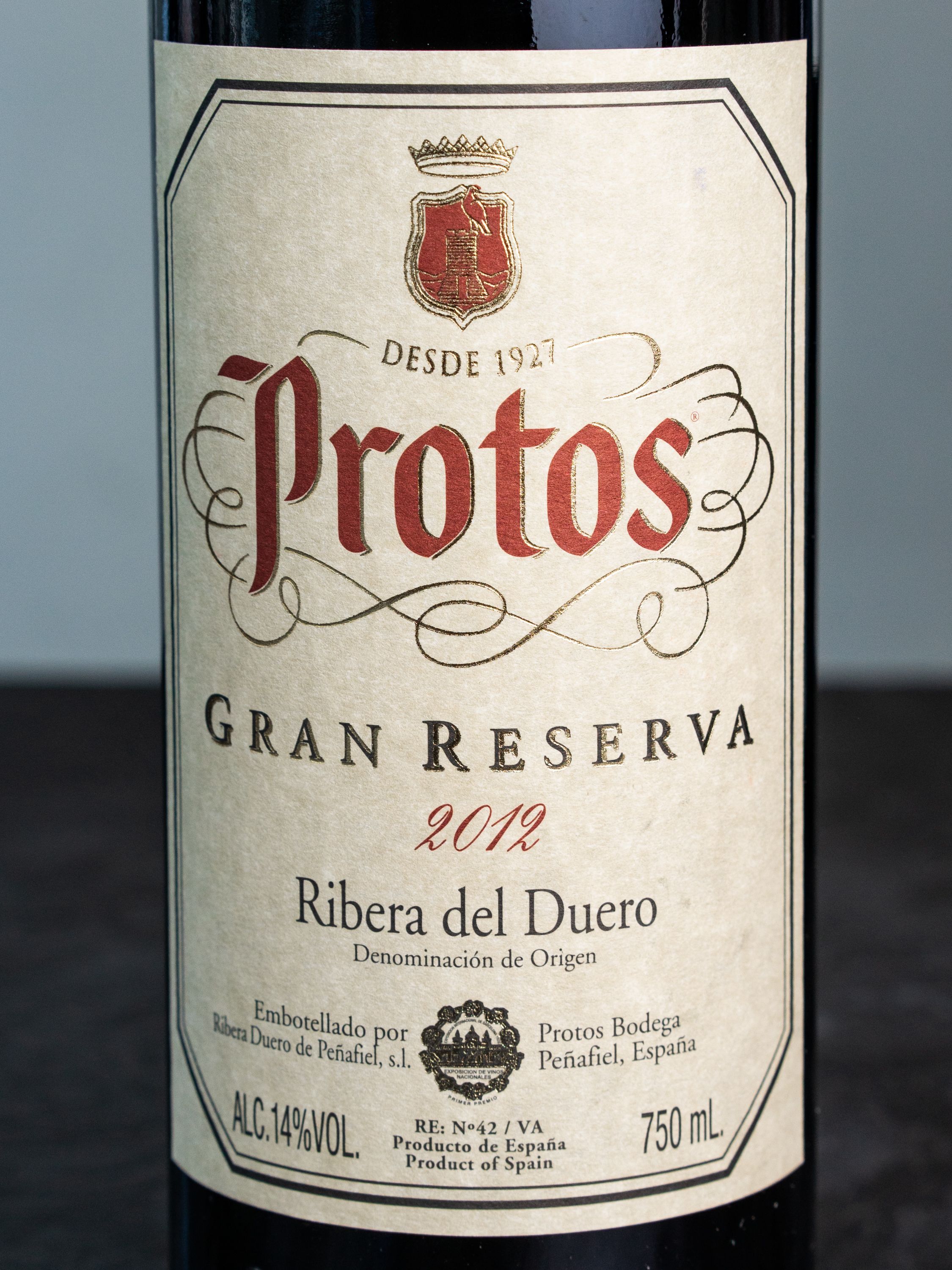 Купить вино Protos Gran Reserva в винном ресторане Остерия цена Вино Protos Gran Reserva / Протос Гран Резерва
