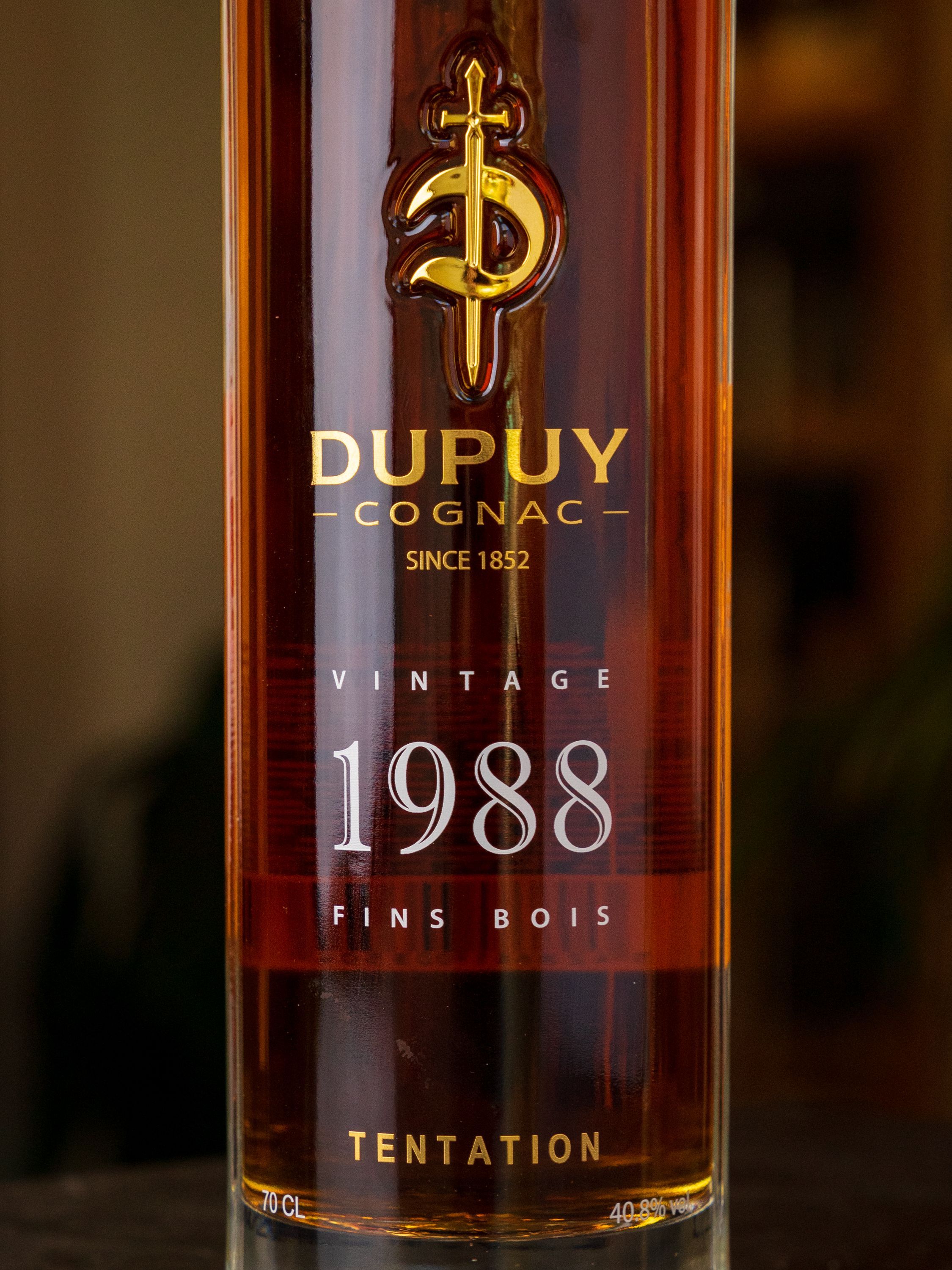 Этикетка Dupuy vintage 1988