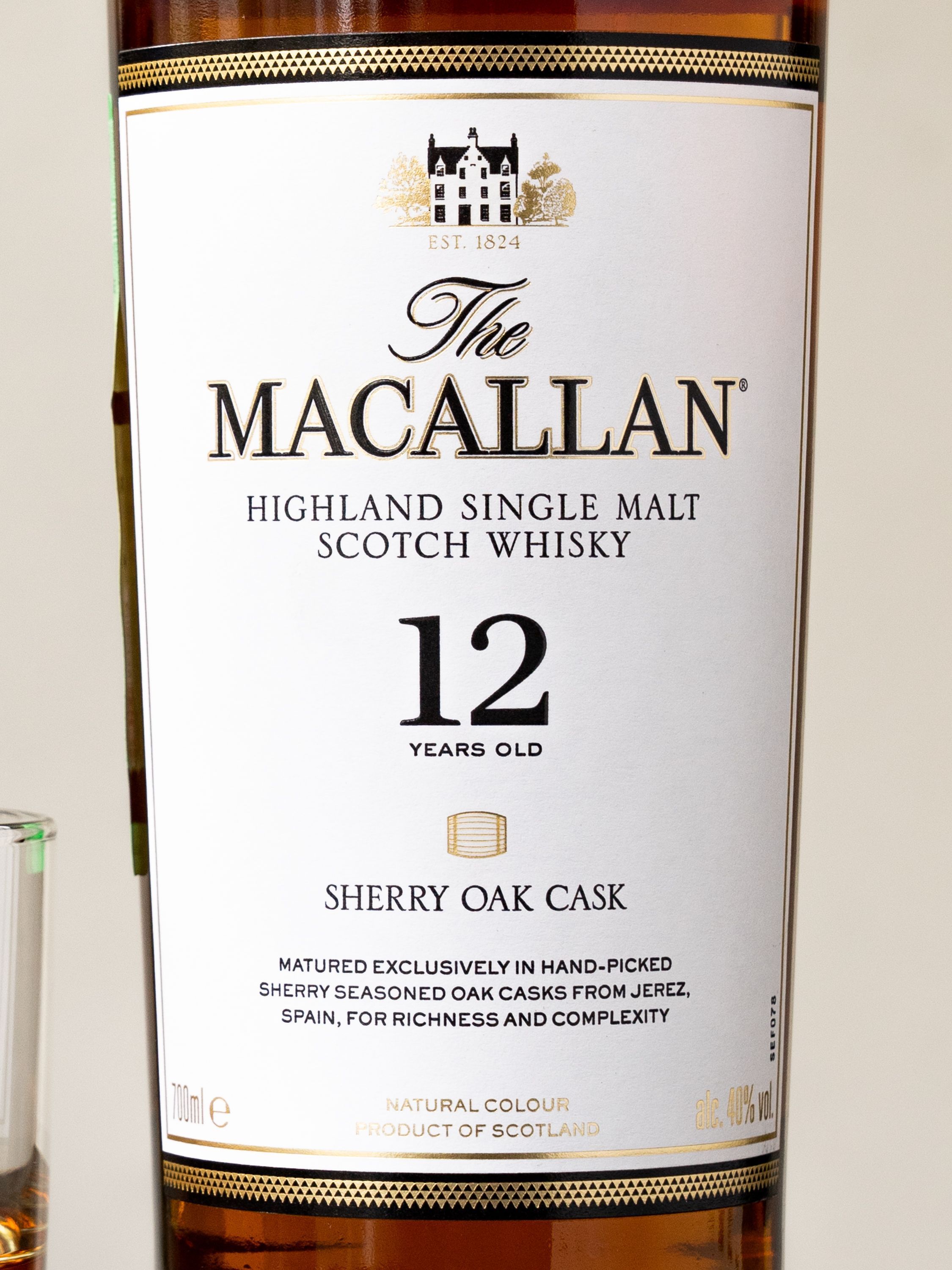 Виски Macallan Sherry Oak 12 y.o. /  Макаллан Шерри Оак  12 лет