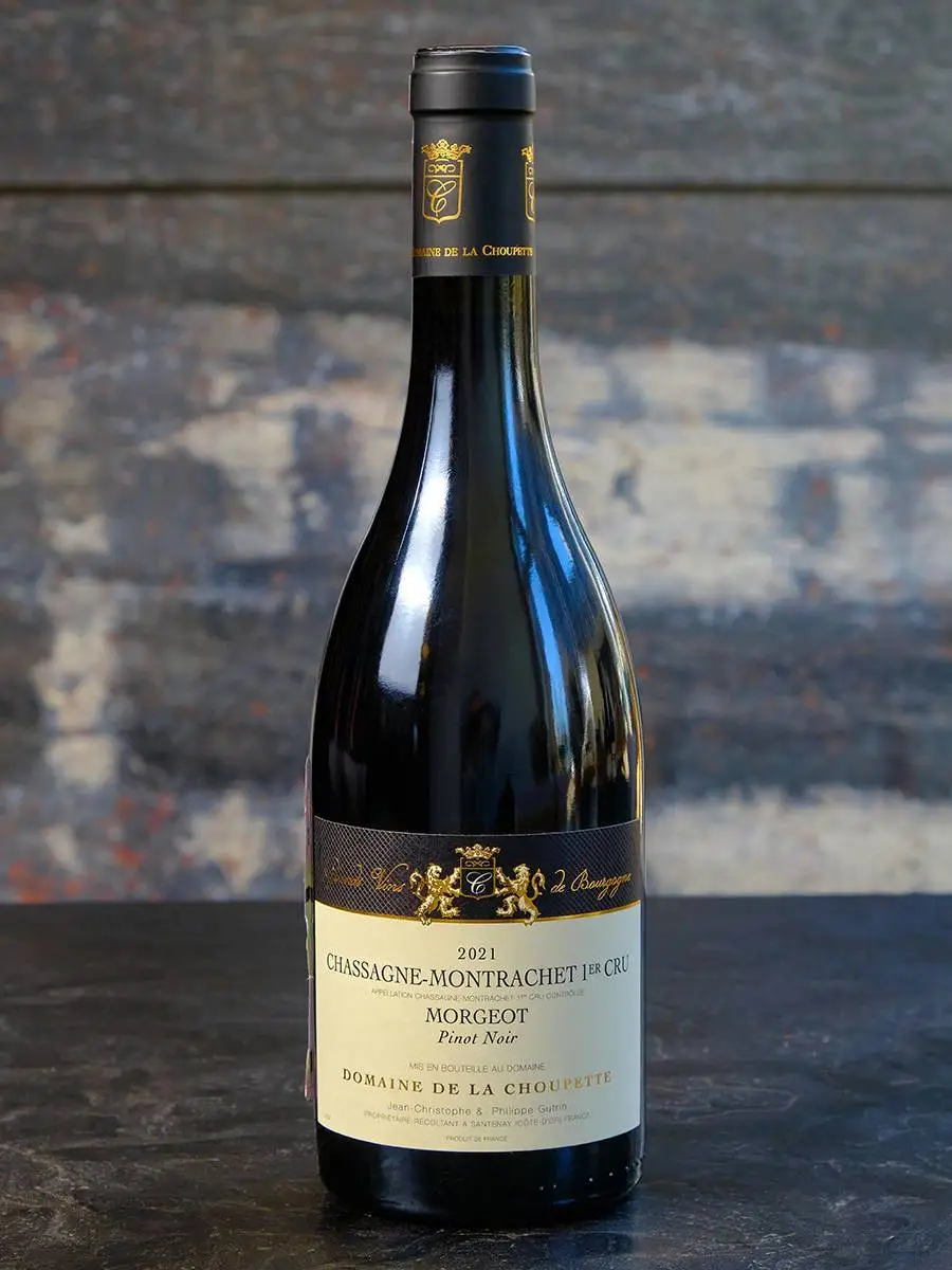 Вино Domaine de la Choupette Chassagne-Montrachet 1er Cru Morgeot Pinot Noir 2021 / Домен де ля Шупетт Шассань-Монраше Премьер Крю Моржо Пино Нуар