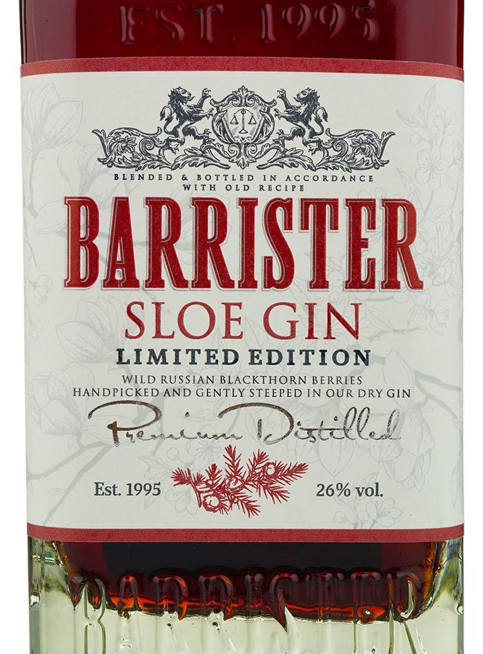 Джин Gin Barrister Sloe / Барристер Слое