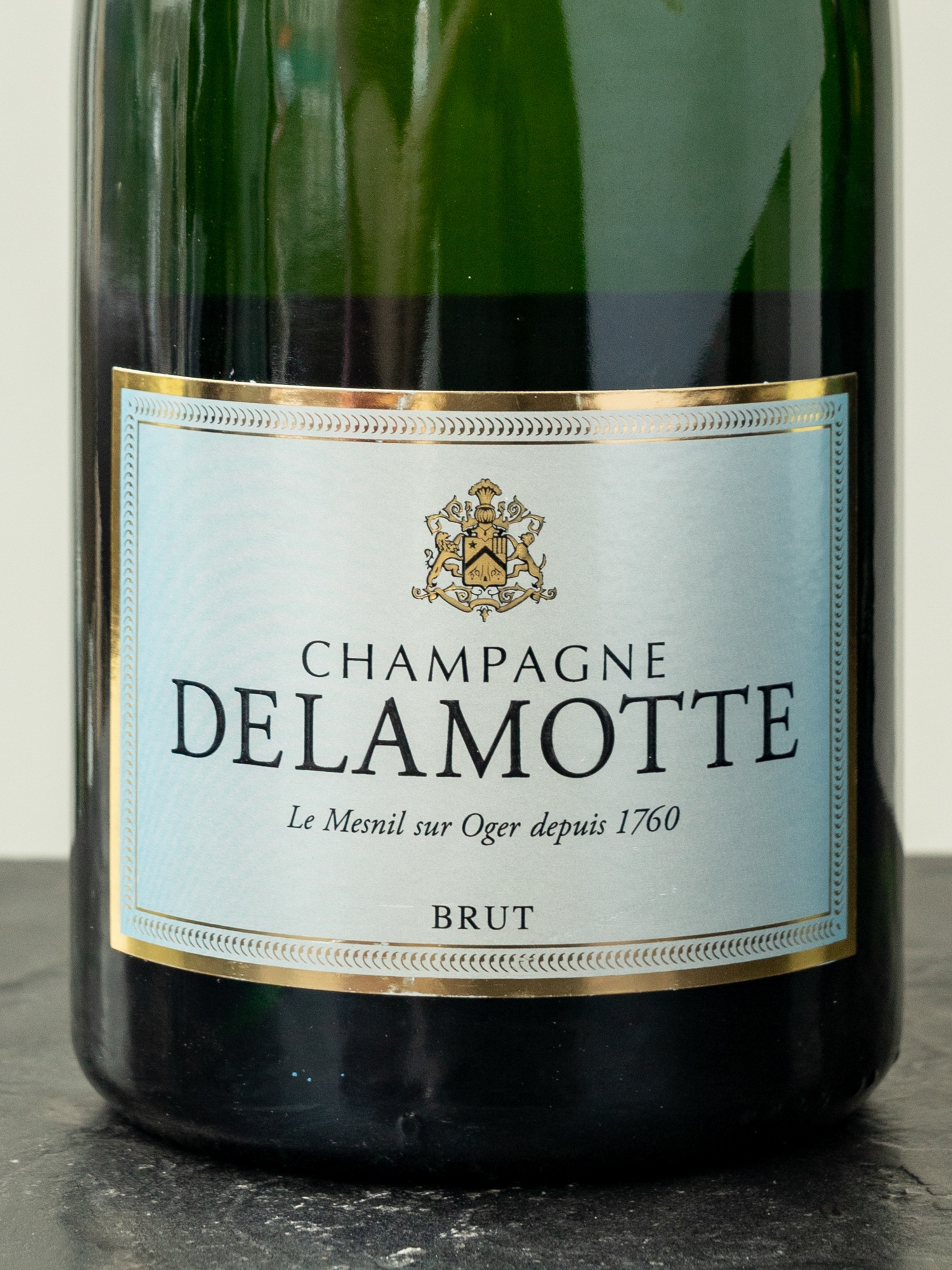 Этикетка Delamotte Brut Champagne