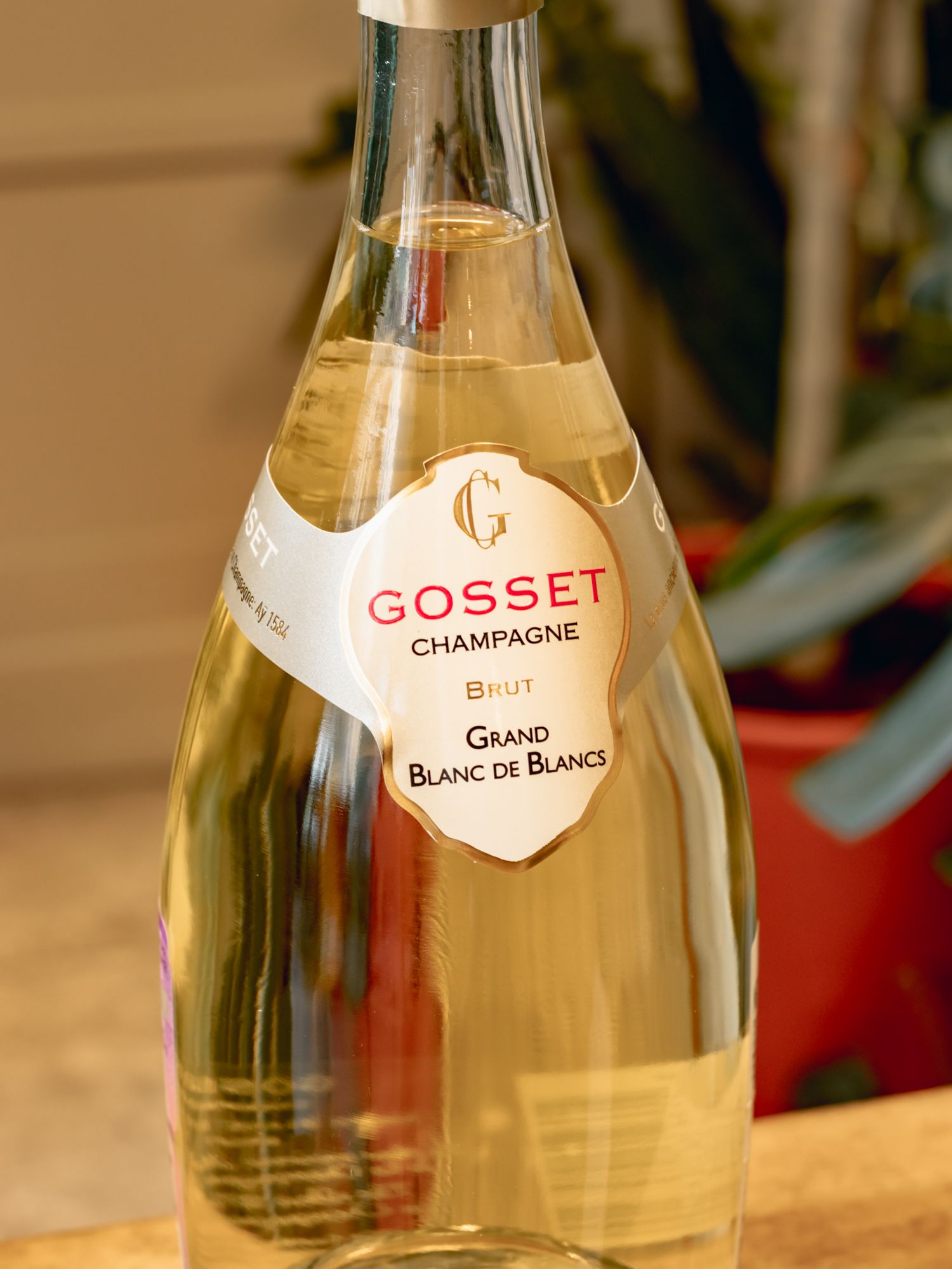 Этикетка Gosset Grand Blanc de Blancs