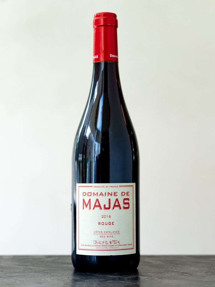 Купить вино Domaine de Majas Rouge в ресторане Амичи на Мосфильмовской цена Вино Domaine de Majas Rouge / Домен де Мажас Руж