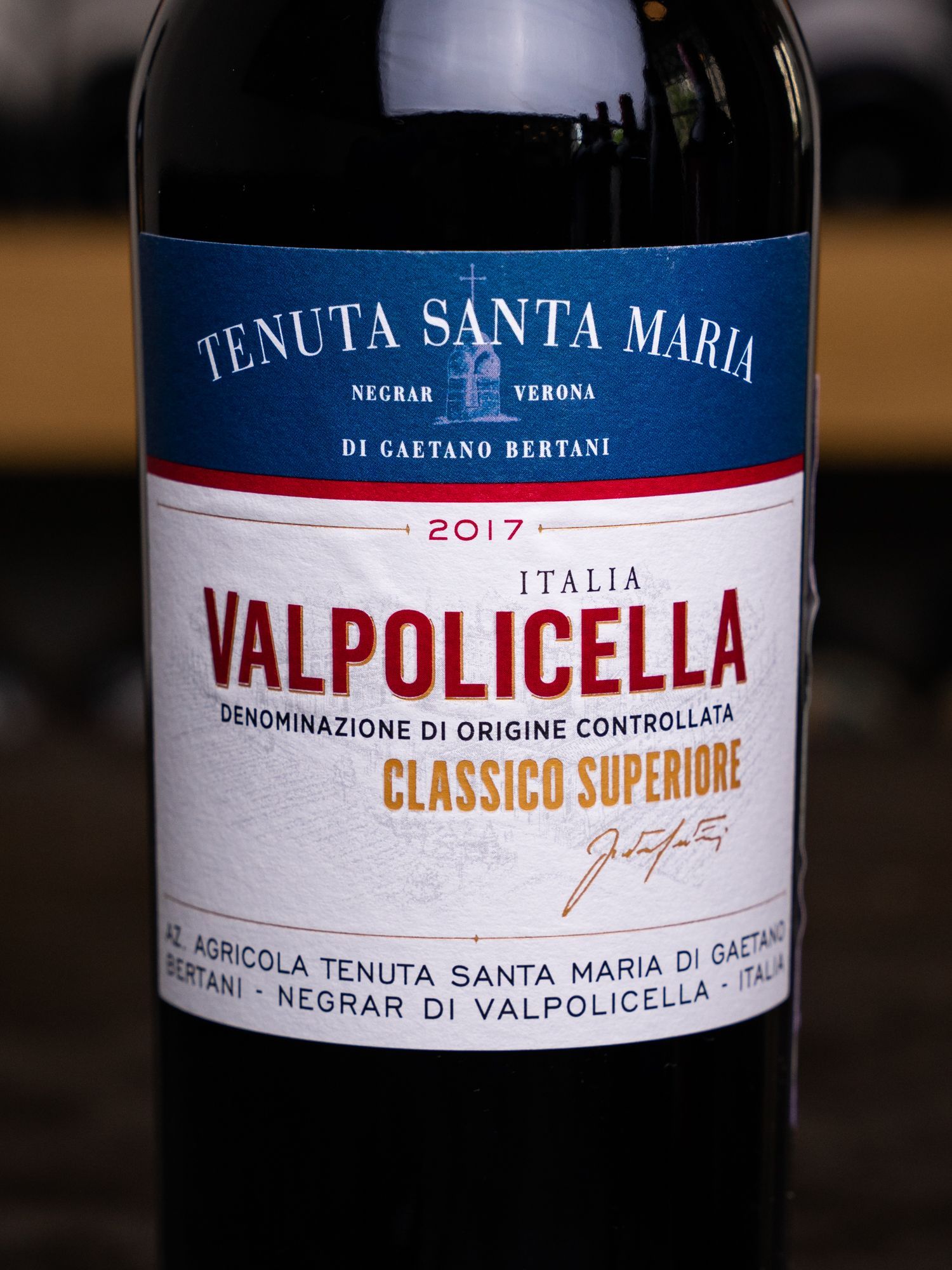 Купить вино Tenuta Santa Maria Valpolicella Classico Superiore в винном ресторане Остерия цена Вино Tenuta Santa Maria Valpolicella Classico Superiore / Тенута Санта Мария Вальполичелла Классико Суперьоре