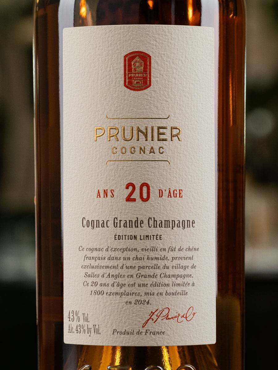 Коньяк Prunier Feng Bois 20 years / Прунье Фэн Буа 20 лет