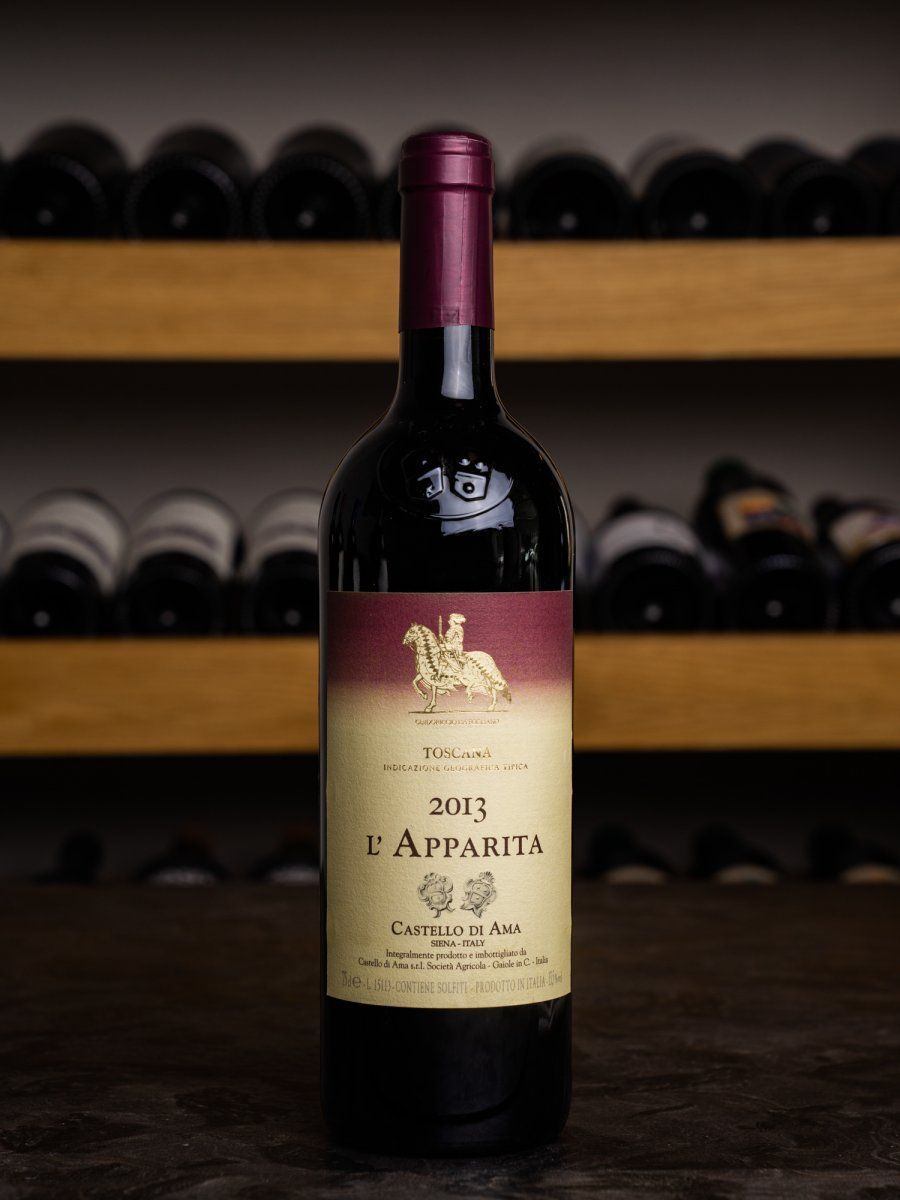 Купить вино Merlot IGT l'Apparita - лучшая цена в ресторане Остерия Амичи Вино Merlot IGT l'Apparita / Кастелло ди Ама, Л'Аппарита