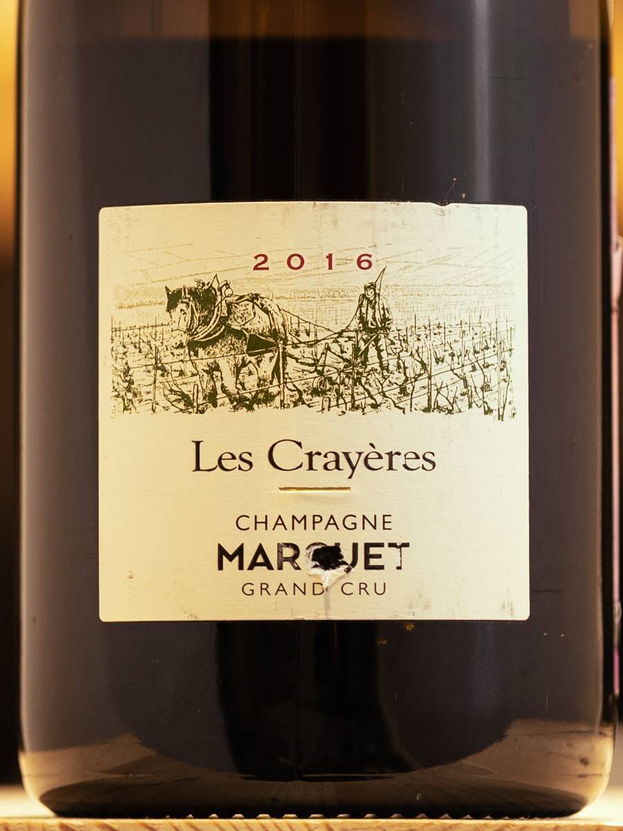 Шампанское Marguet Les Crayeres Grand Cru Extra Brut 2016 купить в винном ресторане Остерия - лучшая цена Шампанское Marguet Les Crayeres Grand Cru Extra Brut 2016 / Марге Ле Крейер Гран Крю Экстра Брют