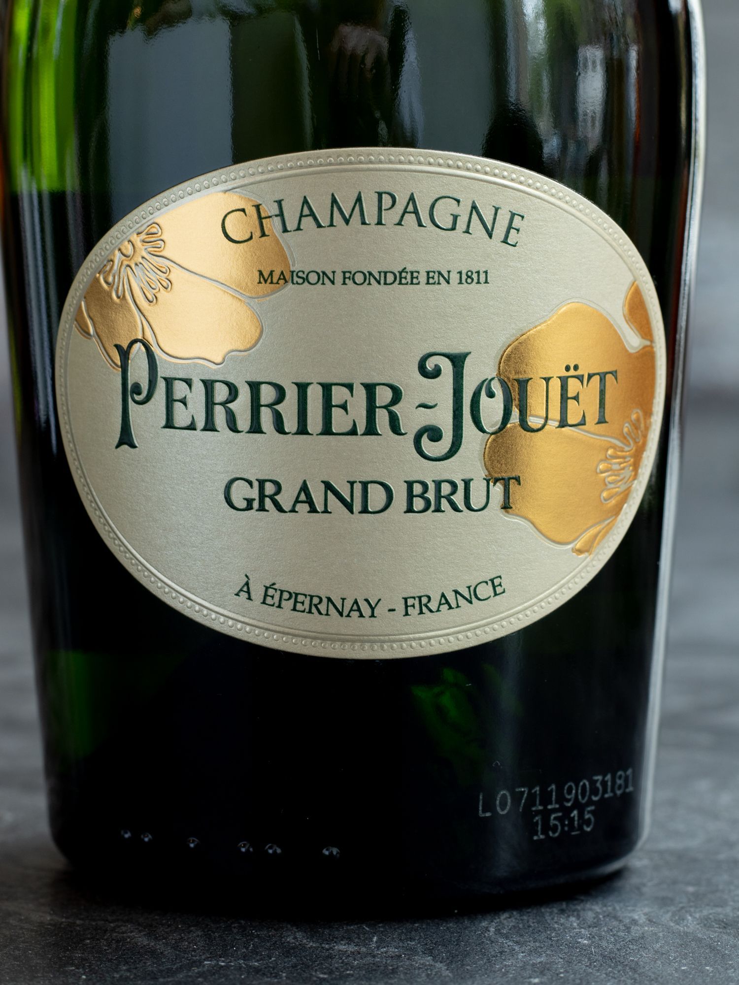 Этикетка Perrier-Jouet Grand Brut