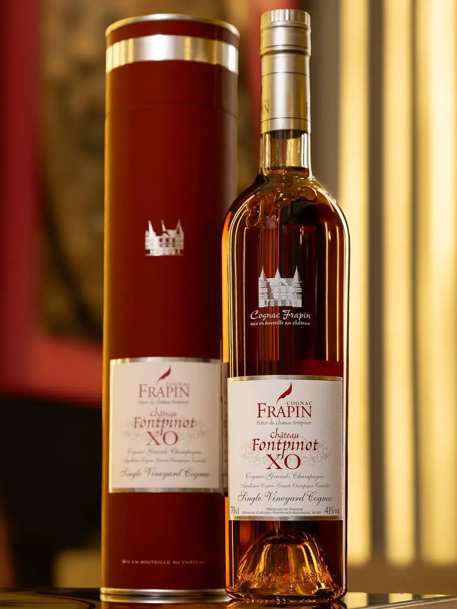 Коньяк Grande Champagne Frapin Chateau de Fontpinot XO купить в винном ресторане Osteria Amici - цена Коньяк Grande Champagne Frapin Chateau de Fontpinot XO / Гранд Шампань Фрапан Шато Фонпино ХО