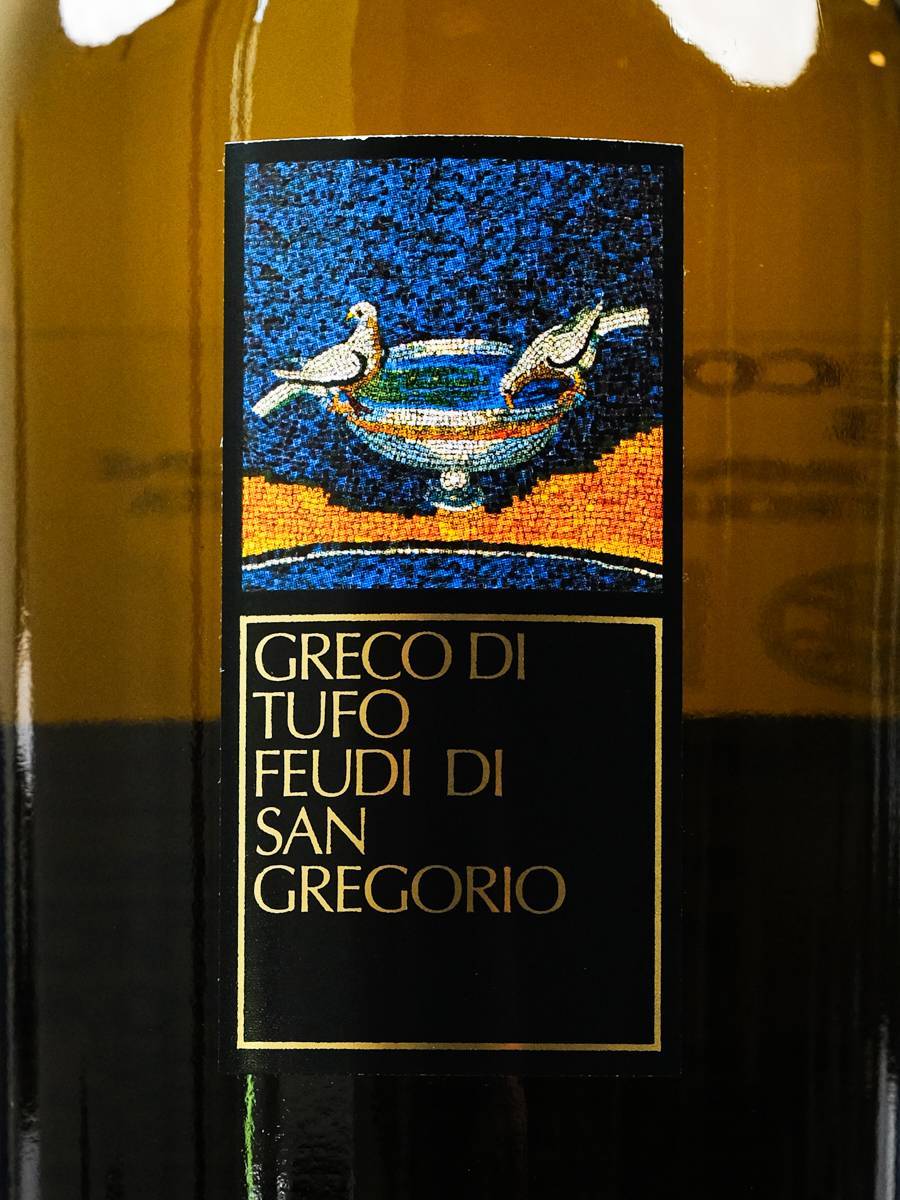 Вино Greco di Tufo Feudi di San Gregorio купить в винном ресторане Остерия - лучшая цена Вино Greco di Tufo Feudi di San Gregorio / Греко ди Туфо Феуди ди Сан Грегорио