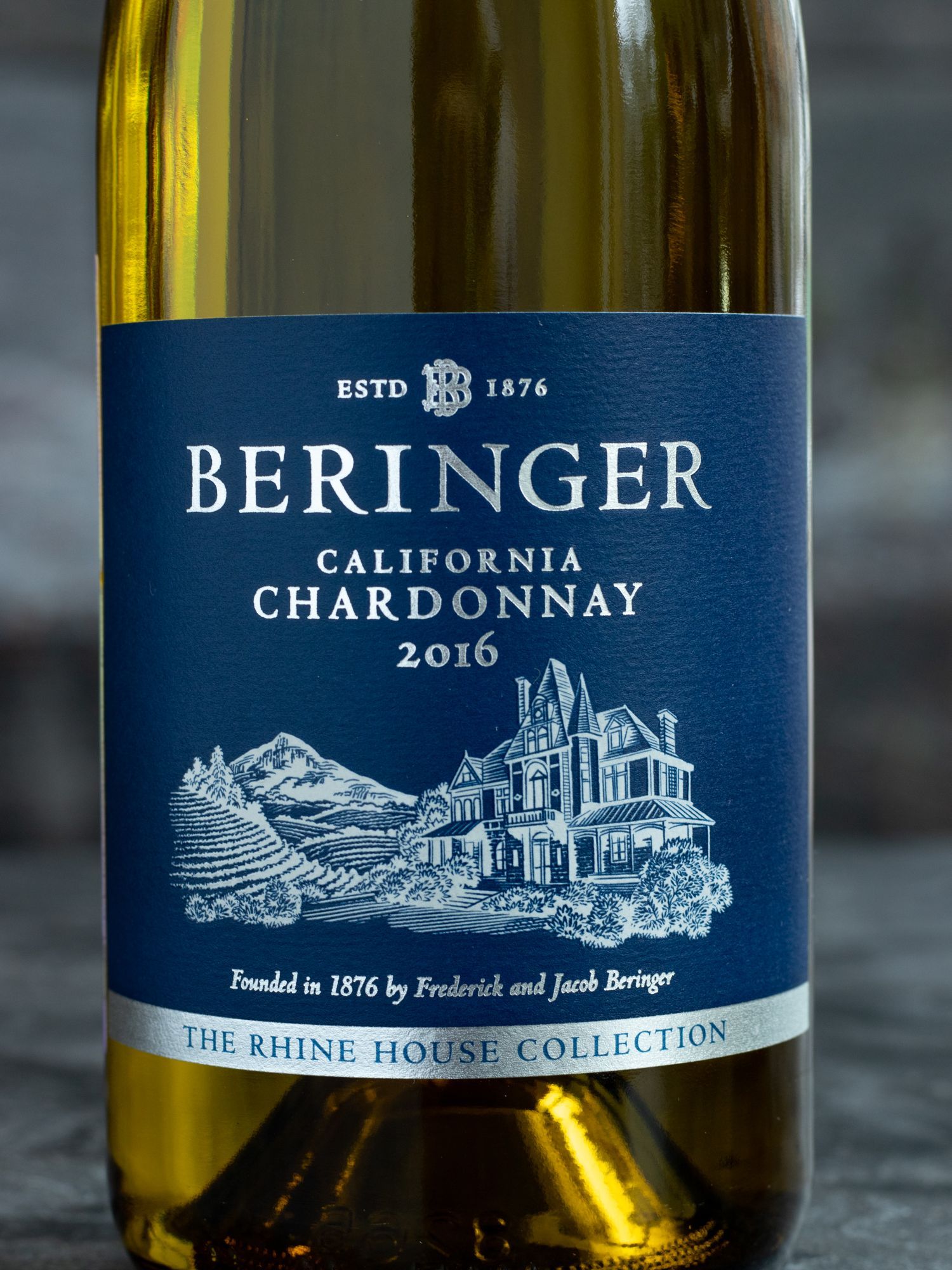 Вино Beringer, the Rhine House, Chardonnay / Беринджер, Райн Хаус, Шардоне