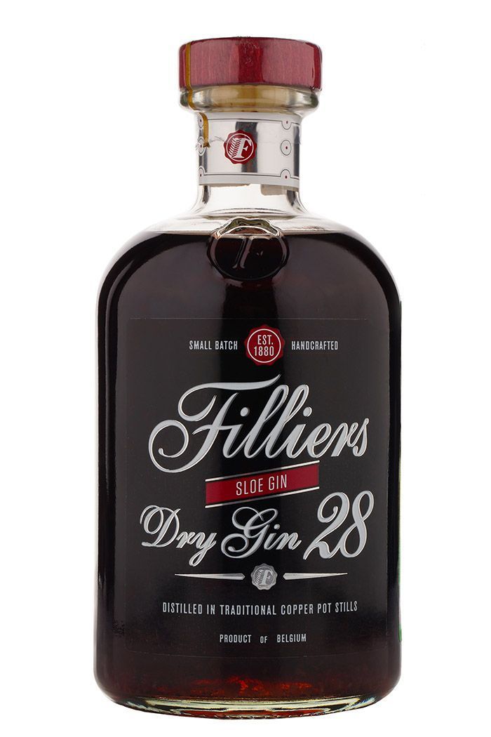 Джин Filliers Dry Gin 28 Sloe Gin купить в ресторане Амичи - лучшая цена Джин Filliers Dry Gin 28 Sloe Gin / Филльерс Драй 28 терновый