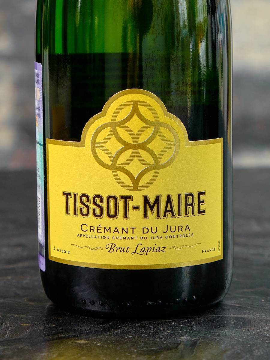 Игристое вино Andre et Mireille Tissot Cremant du Jura Brut Lapiaz 2020 купить в винном ресторане Остерия - лучшая цена Игристое вино Andre et Mireille Tissot Cremant du Jura Brut Lapiaz 2020 / Тиссо-Мэр Креман дю Жура Брют Лапья