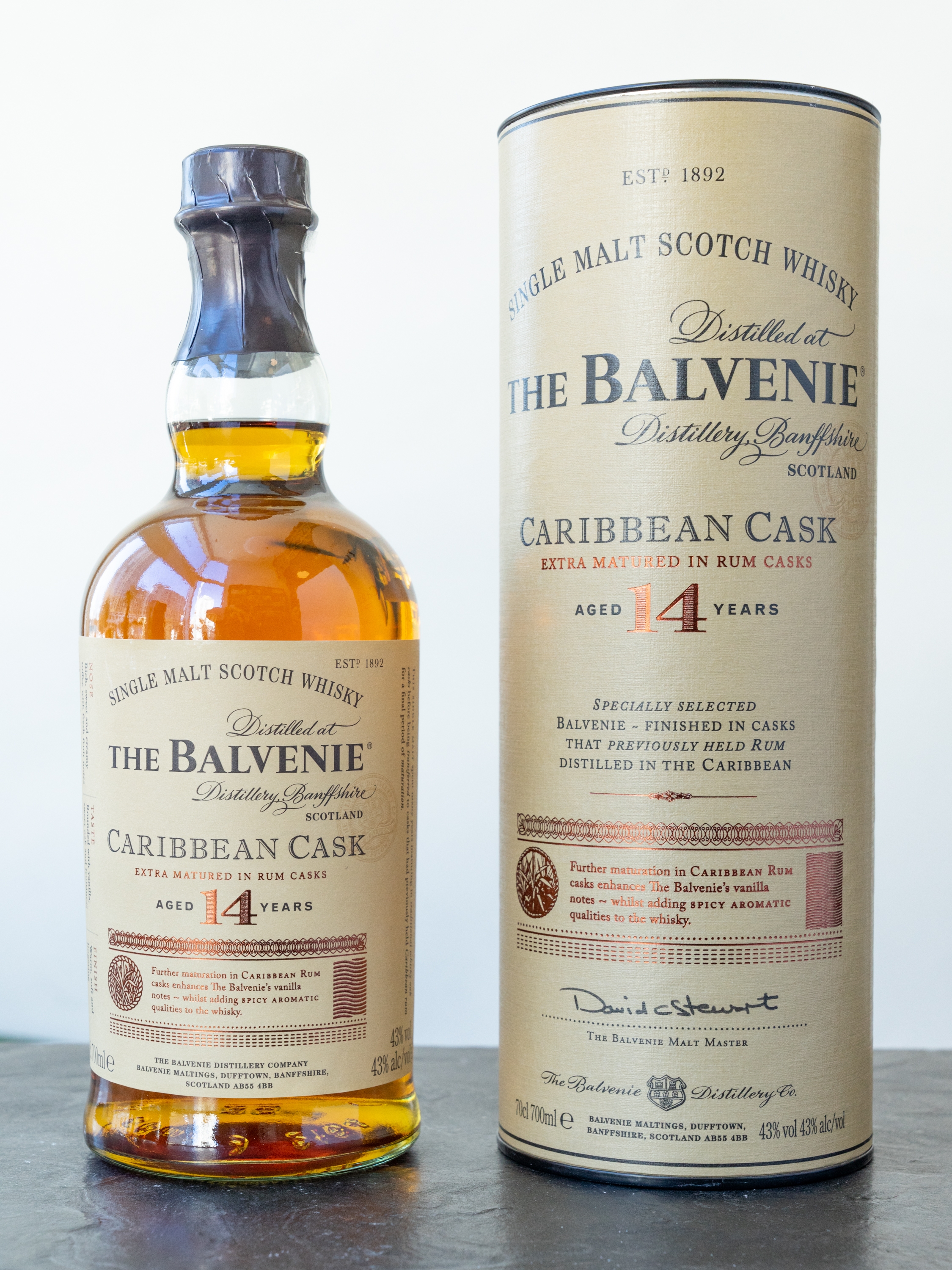 Виски Balvenie Caribbean Cask 14 Years Old купить в винном ресторане Остерия Амичи - лучшая цена Виски Balvenie Caribbean Cask 14 Years Old / Балвени Карибиан Каск 14 лет