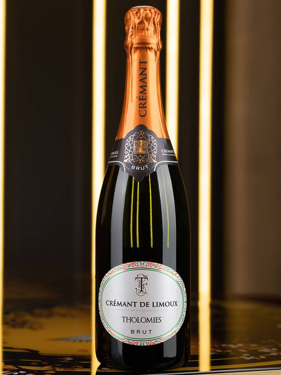 Игристое вино Tholomies Brut Cremant de Limoux / Креман де Лиму Толоми Брют