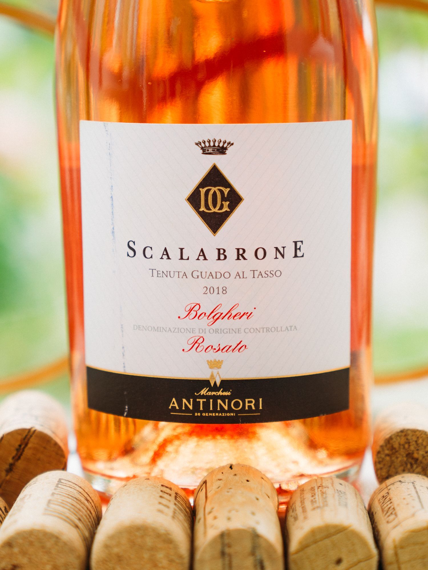 Купить вино Scalabrone Bolgheri Rosato в винном ресторане Остерия цена Вино Scalabrone Bolgheri Rosato / Скалабронэ Болгери Розато