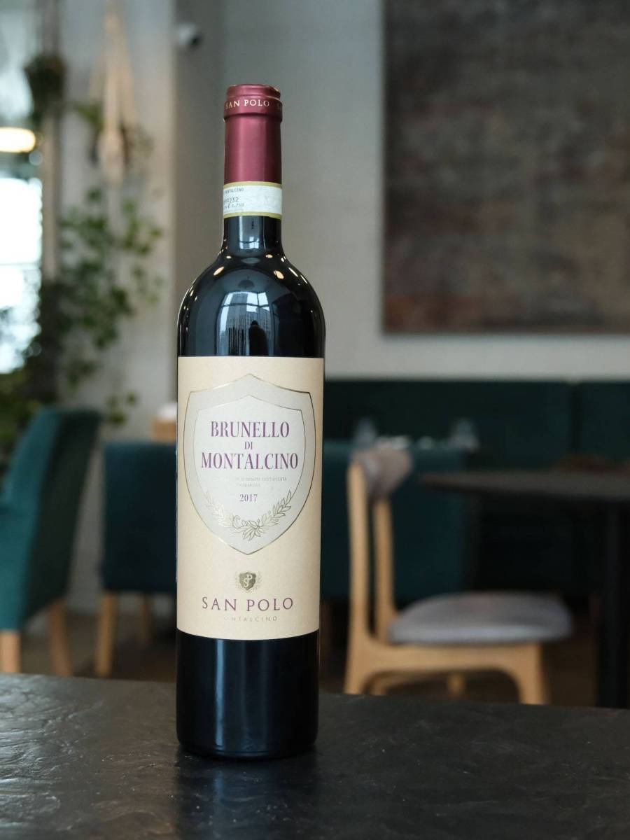 Вино San Polo Brunello di Montalcino DOCG 2017 купить в винном ресторане Остерия - лучшая цена Вино San Polo Brunello di Montalcino DOCG 2017 / Сан Поло Брунелло ди Монтальчино