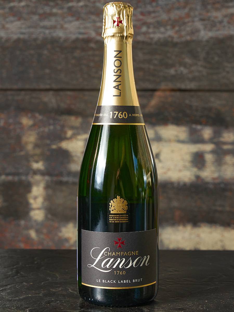 Шампанское Lanson Le Black Label Brut купить в винном ресторане Остерия - лучшая цена Шампанское Lanson Le Black Label Brut / Лансон Ле Блэк Лейбл Брют