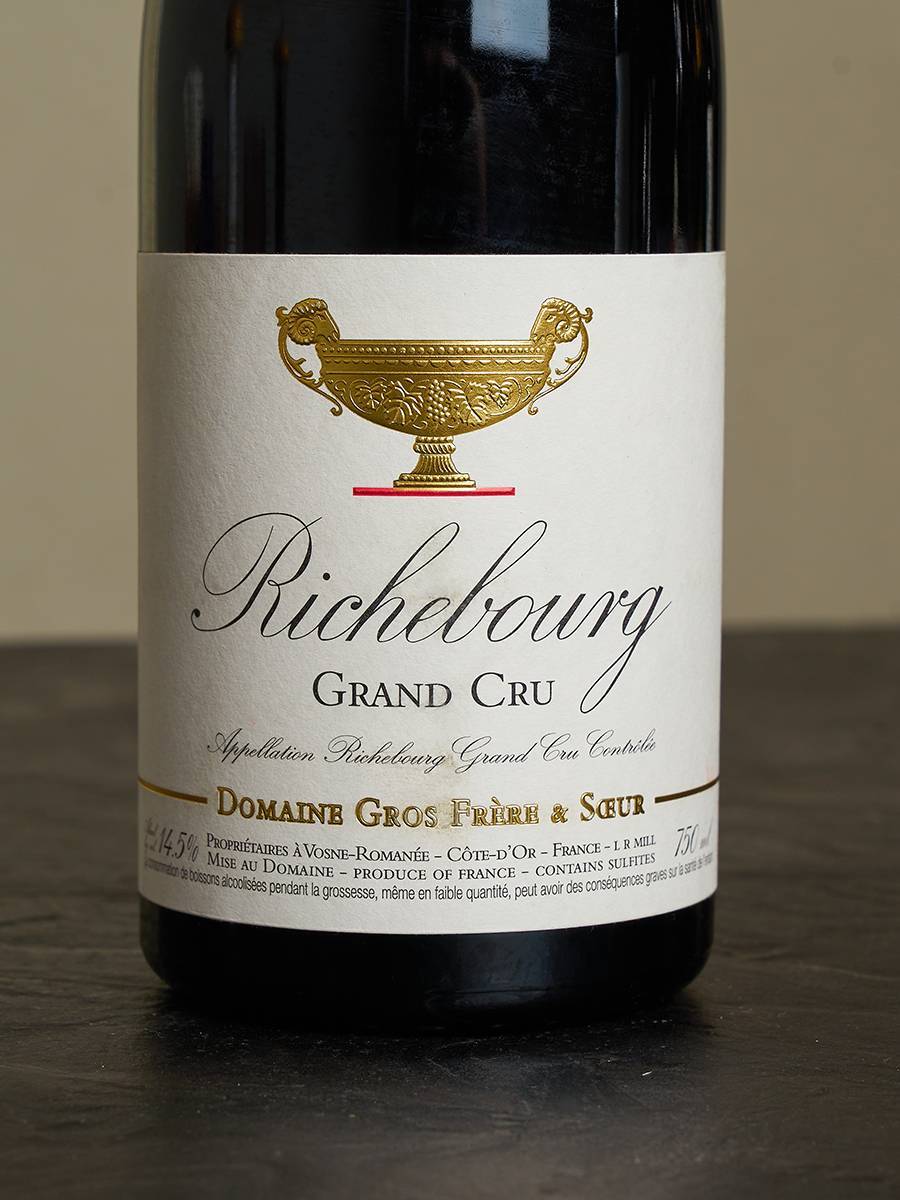 Вино Domaine Gros Frere et Soeur Richebourg Grand Cru 2019 / Ришбур Гран Крю Домэн Гро Фрер э Сёр