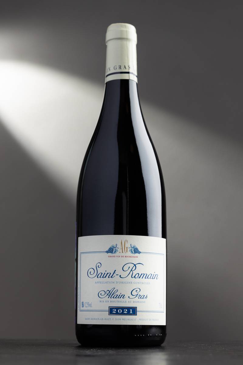 Вино Domaine Alain Gras Saint-Romain Сhardonnay 2021 купить в винном ресторане Остерия - лучшая цена Вино Domaine Alain Gras Saint-Romain Сhardonnay 2021 / Домен Ален Гра Сен-Ромен Шардоне