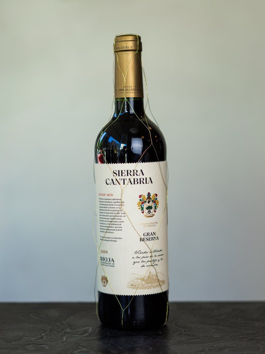Купить вино Sierra Cantabria Gran Reserva Rioja в винном ресторане Остерия цена Вино Sierra Cantabria Gran Reserva Rioja / Сьерра Кантабрия Гран Ресерва Риоха