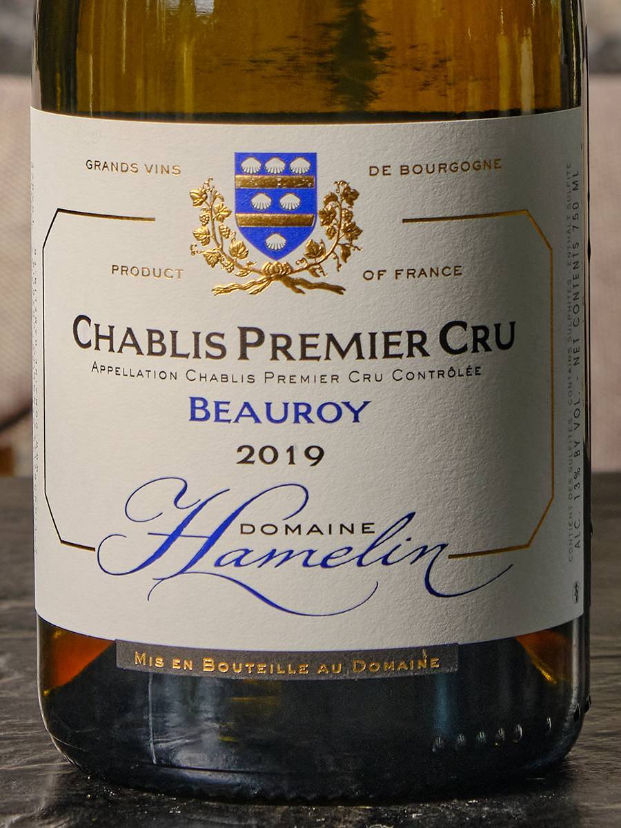 Вино Chablis Premier Cru Beauroy 2019 / Домен Амелин Шабли Премьер Крю Боруа