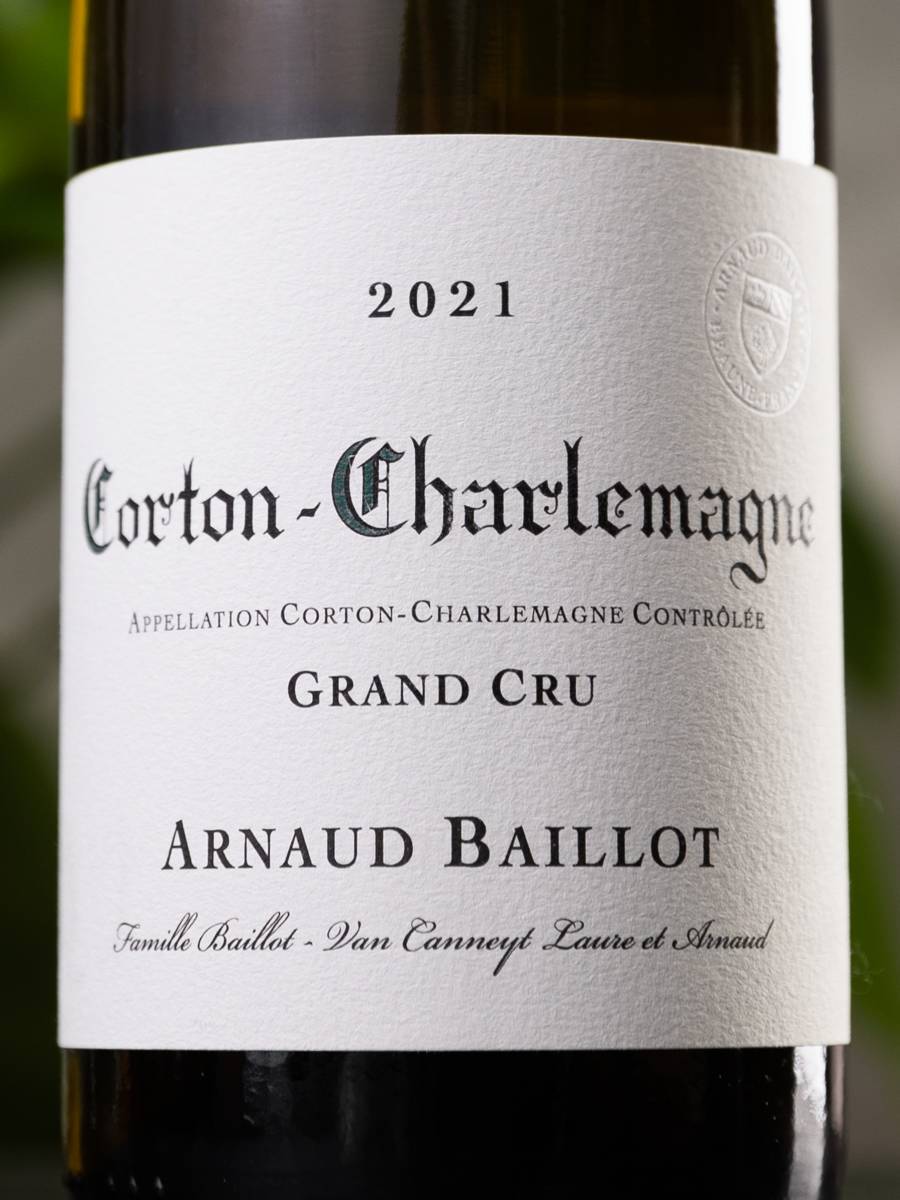 Вино Corton-Charlemagne Grand Cru Arnaud Baillot 2021 купить в винном ресторане Остерия - лучшая цена Вино Corton-Charlemagne Grand Cru Arnaud Baillot 2021 / Кортон-Шарлемань Гран Крю Арно Байо