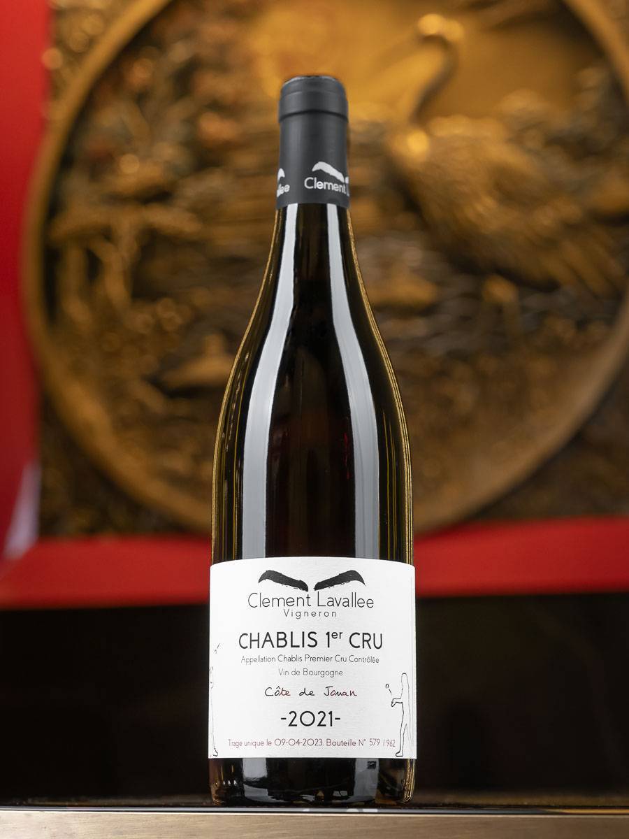 Вино Clement Lavallee Cote de Jouan Chablis Premier Cru 2021 / Шабли Премье Крю Кот де Жуан Левалье