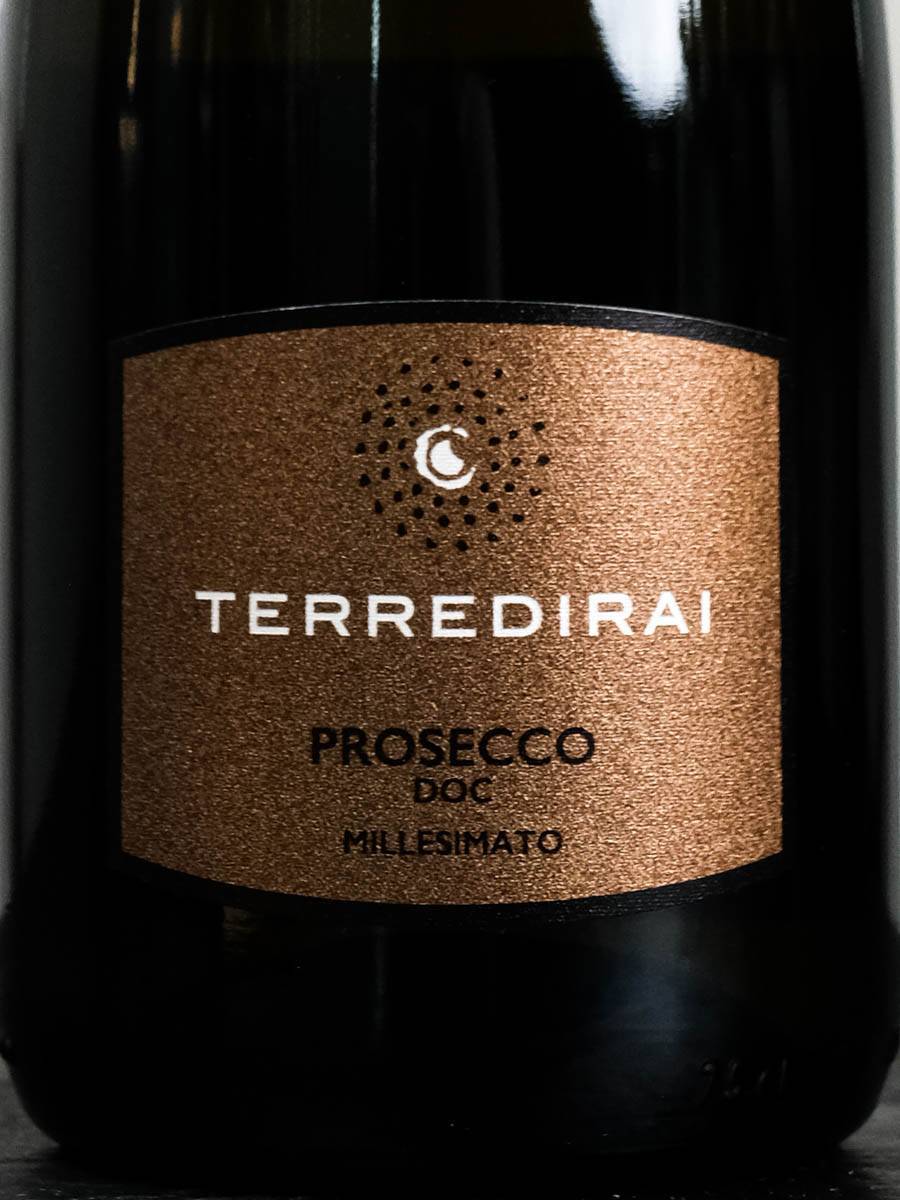 Игристое вино Terredirai Prosecco Treviso DOC Millesimato купить в винном ресторане Остерия - лучшая цена Игристое вино Terredirai Prosecco Treviso DOC Millesimato / Терредирай Просекко Тревизо Миллезимато