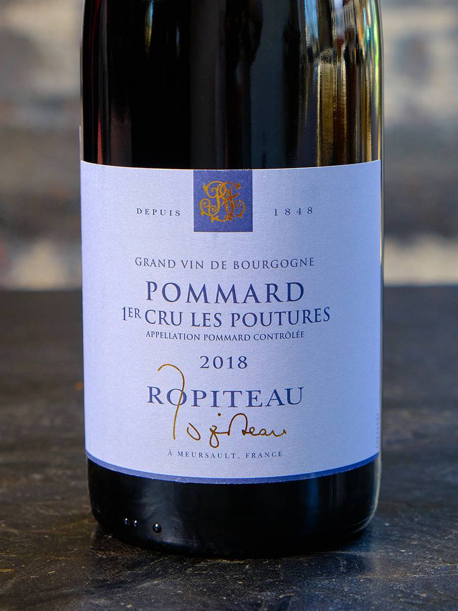 Вино Ropiteau Pommard Les Poutures Premier Cru 2018 / Ропито Поммар Ле Путюр Премьер Крю
