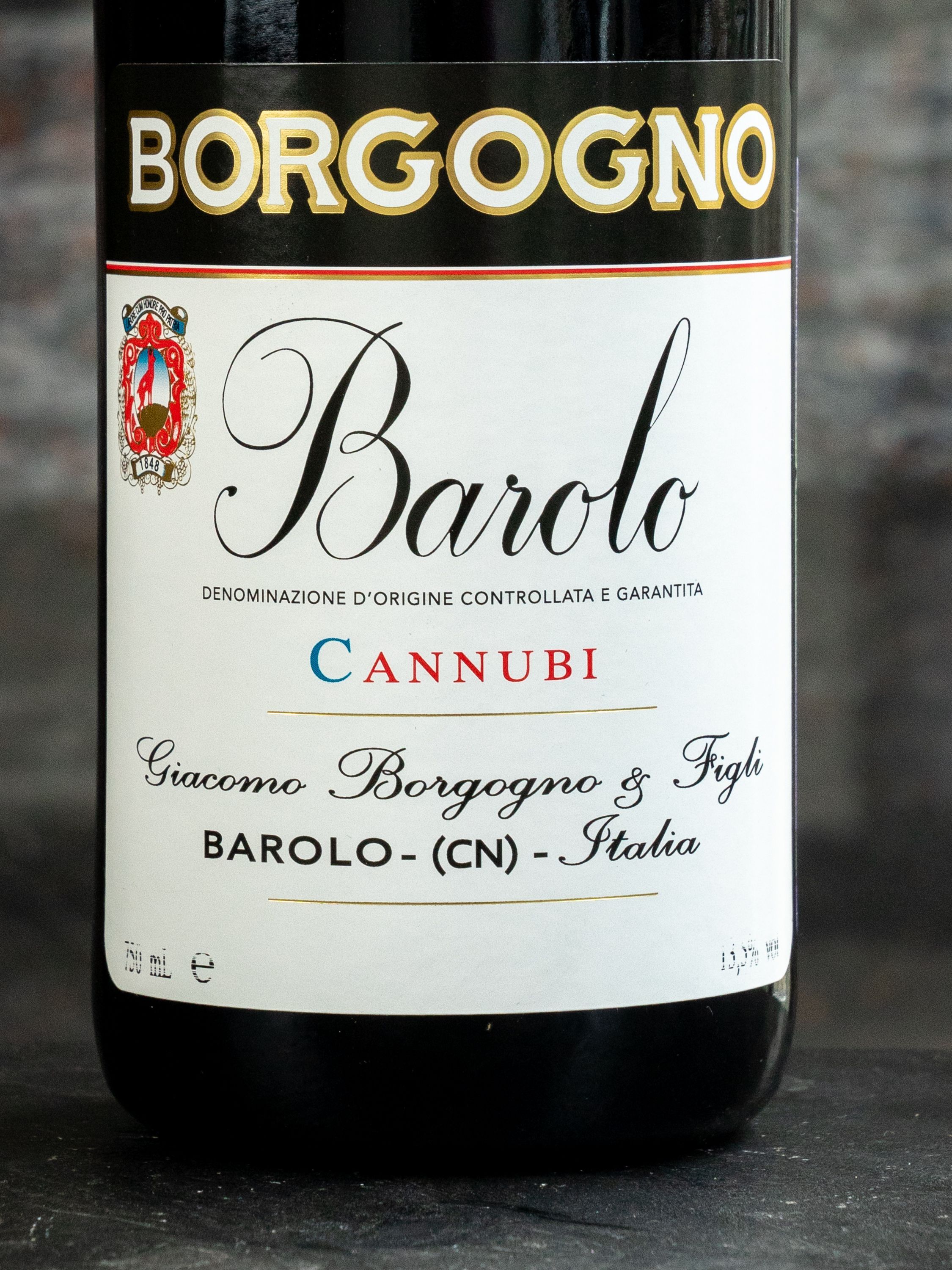 Вино Borgogno Barolo Cannubi купить в ресторане Остерия - лучшая цена Вино Borgogno Barolo Cannubi / Боргоньо Бароло Каннуби