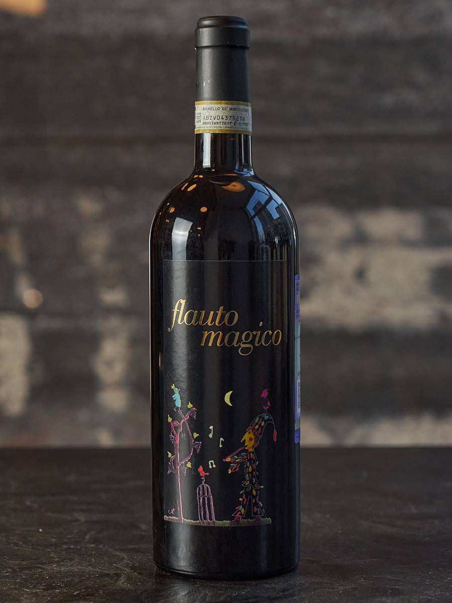 Вино Flauto Magico Brunello di Montalcino Riserva 2016 купить в винном ресторане Остерия - лучшая цена Вино Flauto Magico Brunello di Montalcino Riserva 2016 / Флауто Мэджико Брунелло ди Монтальчино Ризерва