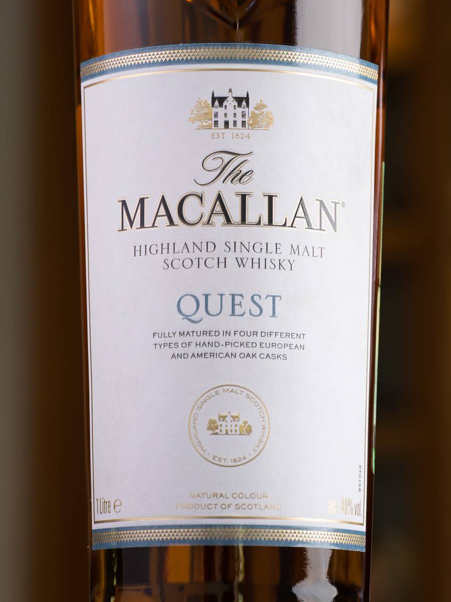 Виски Macallan Quest 1 литр купить в винном ресторане Osteria Amici - цена Виски Macallan Quest / Макаллан Квест
