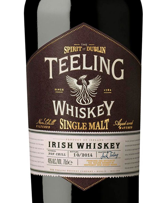 Этикетка Teeling Single Malt