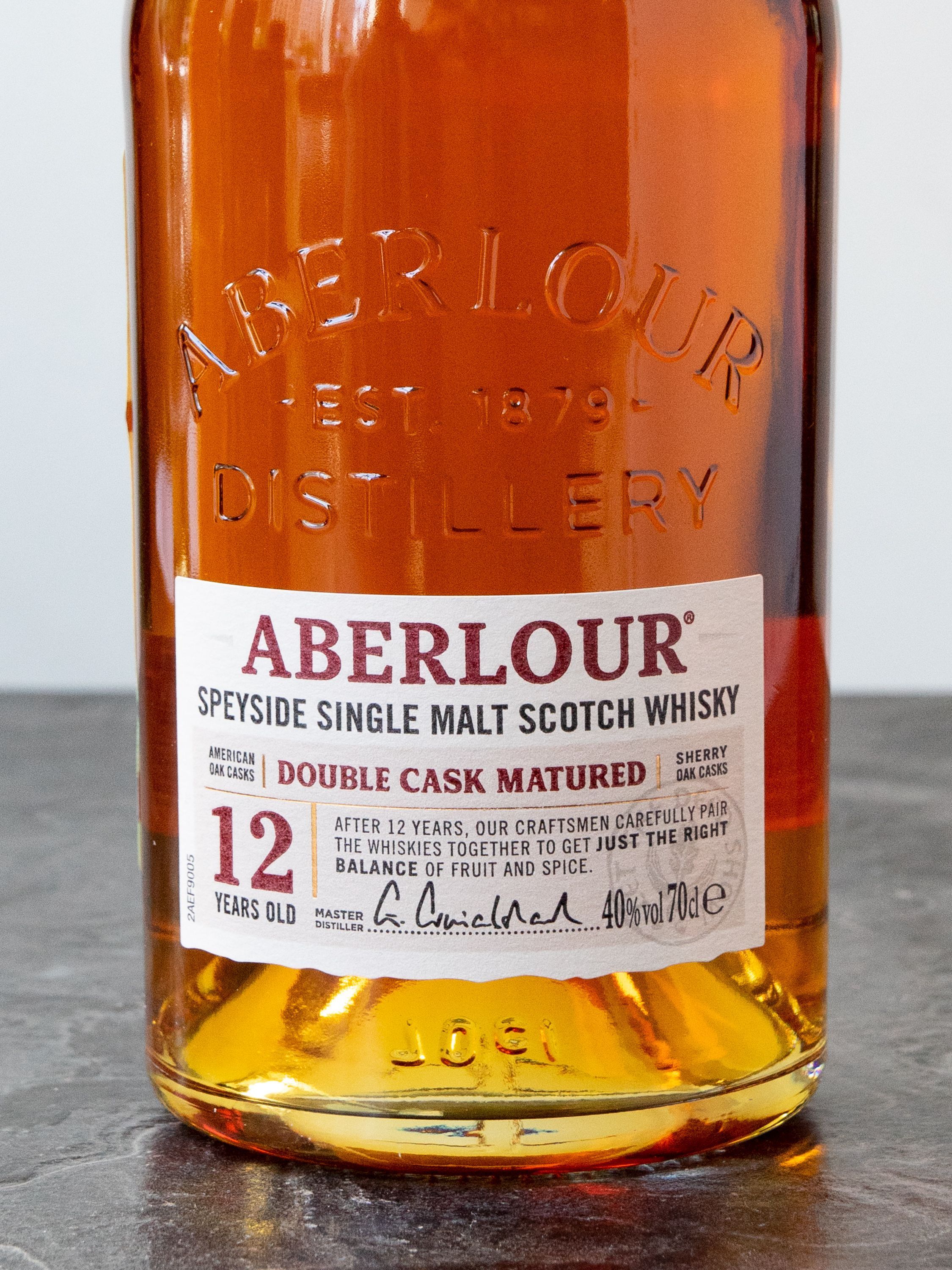 Виски Aberlour 12 лет лучшая цена в ресторане Amici Виски Aberlour 12 years / Аберлауэр 12 лет