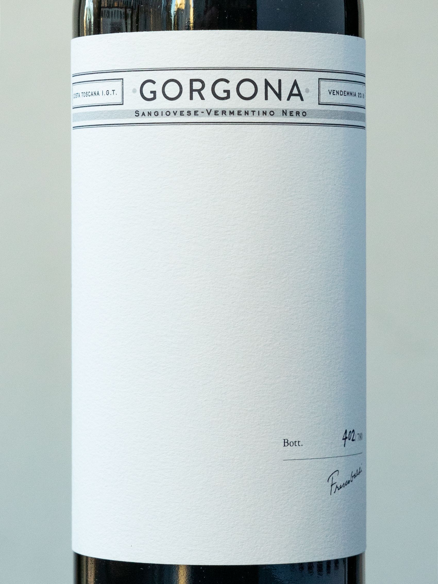 Вино красное Gorgona Costa Toscana 2018 / Горгона Коста Тоскана 2018