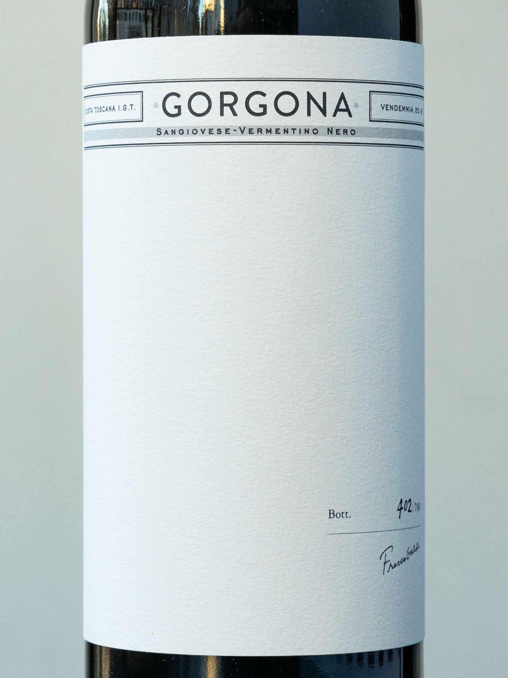 Вино красное Gorgona Costa Toscana 2018 купить в винном ресторане Остерия - лучшая цена Вино красное Gorgona Costa Toscana 2018 / Горгона Коста Тоскана 2018