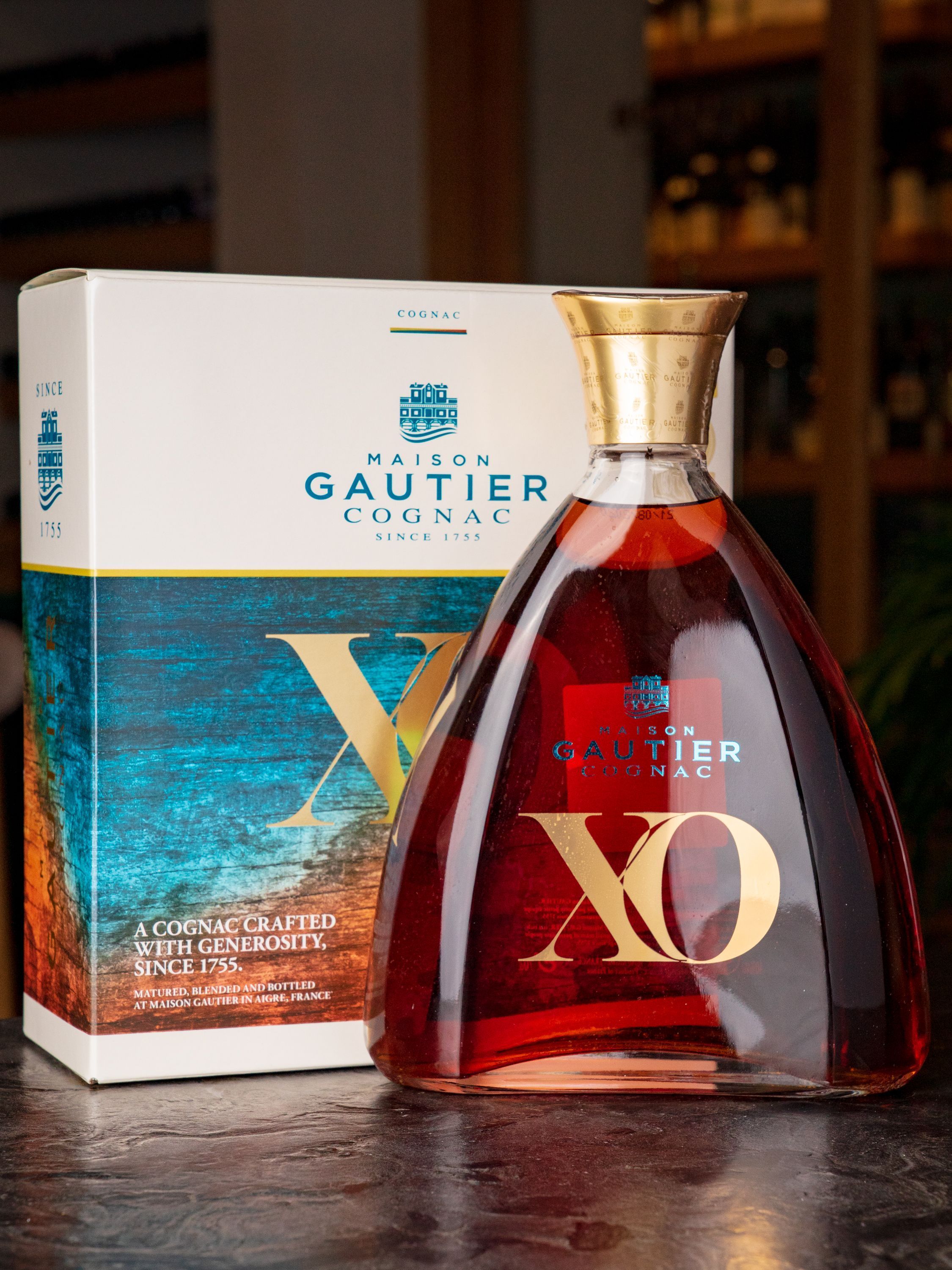 Gautier Cognac • Gold & Blue XO