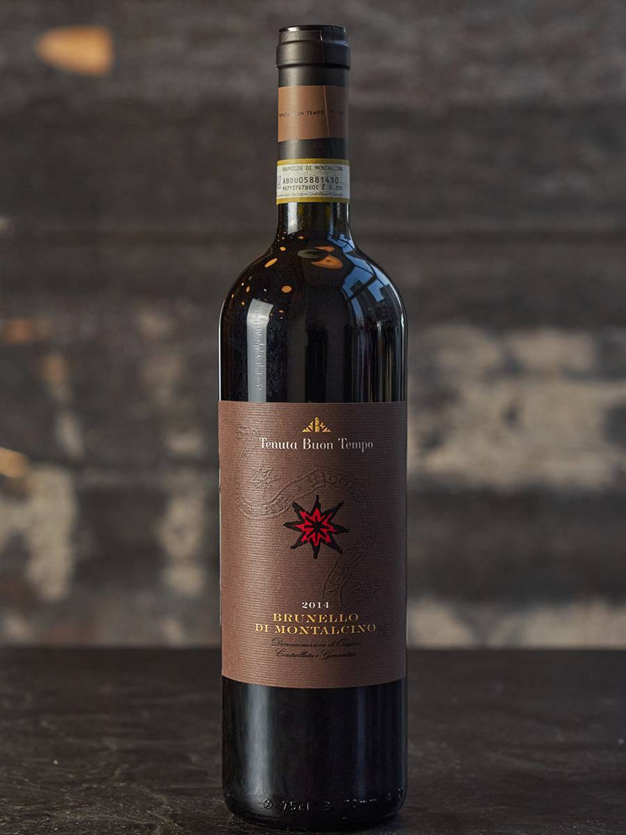 Вино Brunello di Montalcino Tenuta Buon Tempo DOCG 2014 купить в винном ресторане Остерия - лучшая цена Вино Brunello di Montalcino Tenuta Buon Tempo DOCG 2014 / Брунелло ди Монтальчино Тенута Буон Темпо